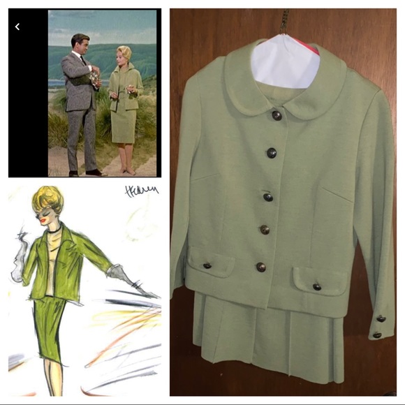 Vintage Dresses & Skirts - 1960s Tippi green skirt suit